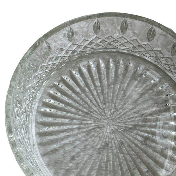 Vintage Indiana Princess Pattern Clear Covered Candy Dish Cut Pressed Glass - Picture 6 of 16